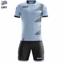 Zeus Mundial Teamwear Set Koszulka ze spodenkami czerń nieba