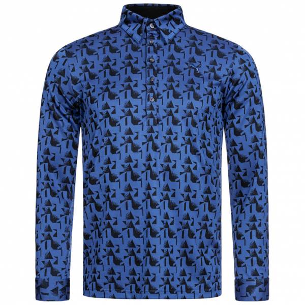 PUMA Jacquard Hommes Golf Manches longues Polo 923194-02