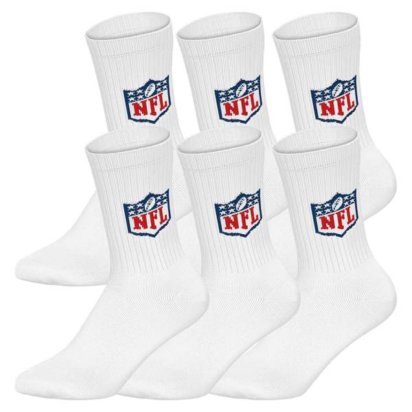 NFL Shield Unisex Crew Socken 6 Paar 22100004-1001