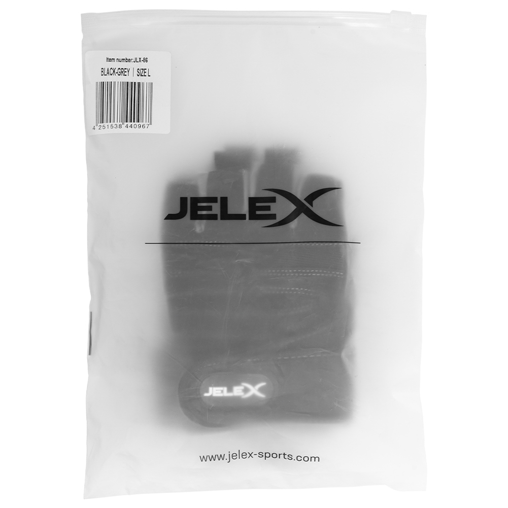Guanti Da Allenamento JELEX Power Premium - Imbottiti, Gommati, Con Chiusura In Velcro, Per Sollevamento Pesi E Fitness, Uomo E Donna