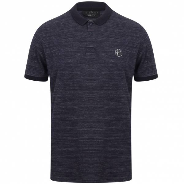 DNM Dissident Matsuki Men Polo Shirt 1X12442 Iris Navy