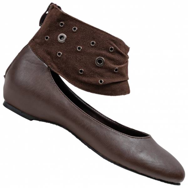 CYTHERIA Damen Ballerinas CT010-BROWN