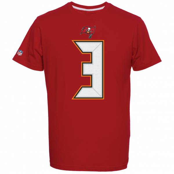 Buccaneers de Tampa Bay Majestic #3 Jameis Winston NFL Enfants T-shirt MTB2586RY