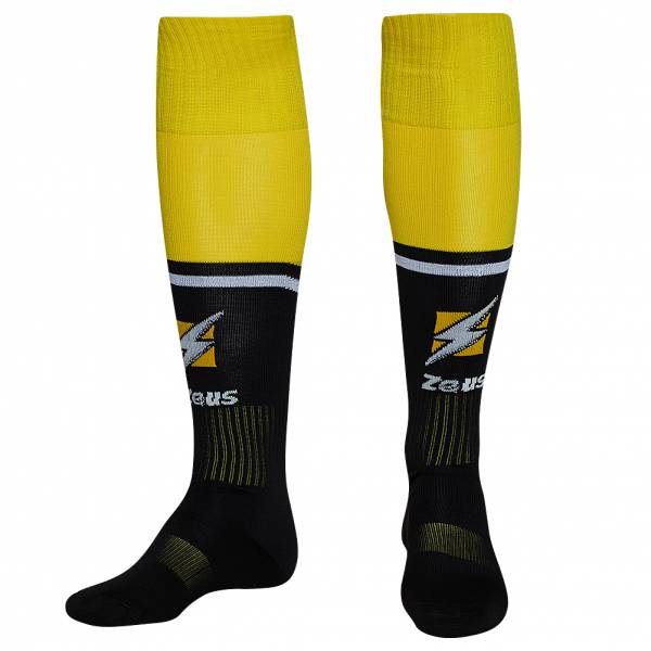 Zeus Calza United Chaussettes de foot noir jaune