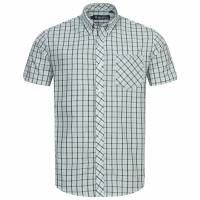 BEN SHERMAN Oxford Men Short-sleeved Shirt 1013391-SKYBLUE