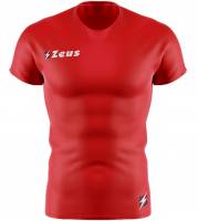 Zeus Fisiko Baselayer Camiseta funcional de manga corta rojo