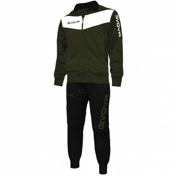 Givova Tuta Visa Tuta sportiva verde / nero