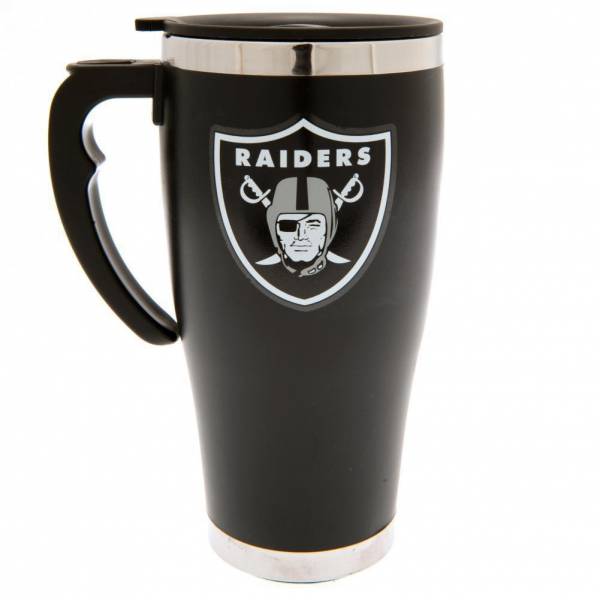 Tasse de voyage Oakland Raiders NFL à imprimé métallisé Tasse thermique MGNFLTRAVOR