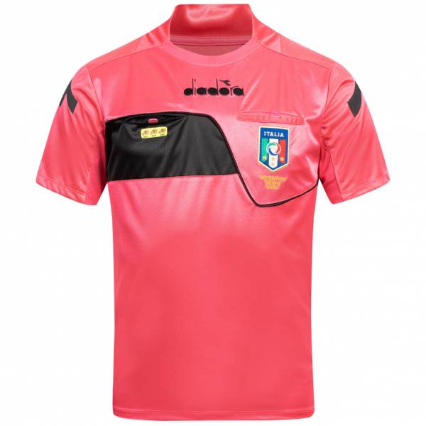 Italia AIA Match Diadora Uomo Maglia da arbitro a maniche corte 102.173011-50156