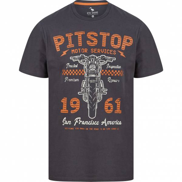 Sth. Shore Pitstop Mężczyźni T-shirt 1C18090 Heban