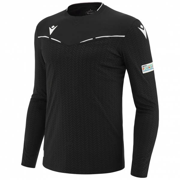 UEFA macron Hommes Maillot d'arbitre à manches longues 58575156