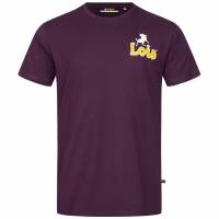 Lois Jeans Small Logo Herren T-Shirt 4E-LTSM-SL-Purple