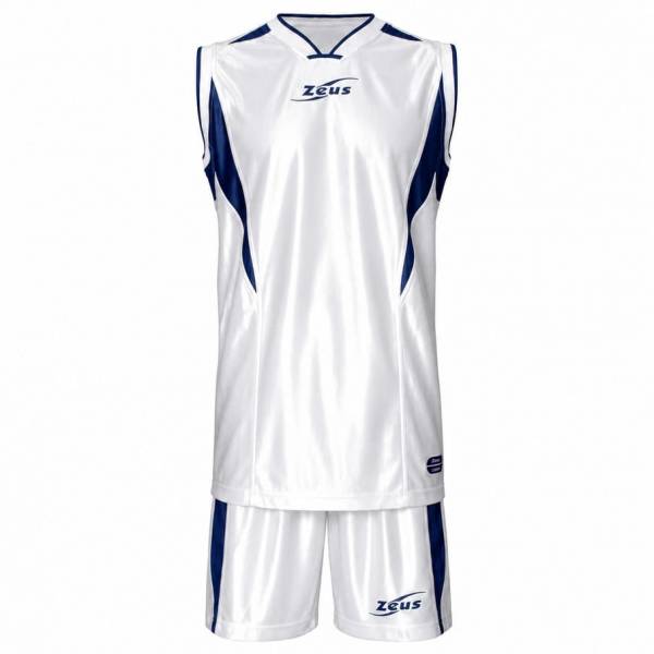 Zeus Kit Sante Koszulka koszykarska + Szorty bianco/blu