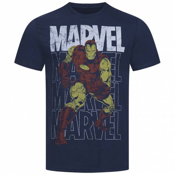 IRON MAN MARVEL Powtórz Mężczyźni T-shirt FBMTS551NVY