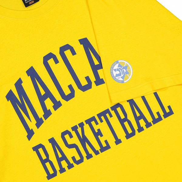 Maccabi Tel Awiw EuroLeague Mężczyźni T-shirt z motywem koszykarskim 0194-2549/2015