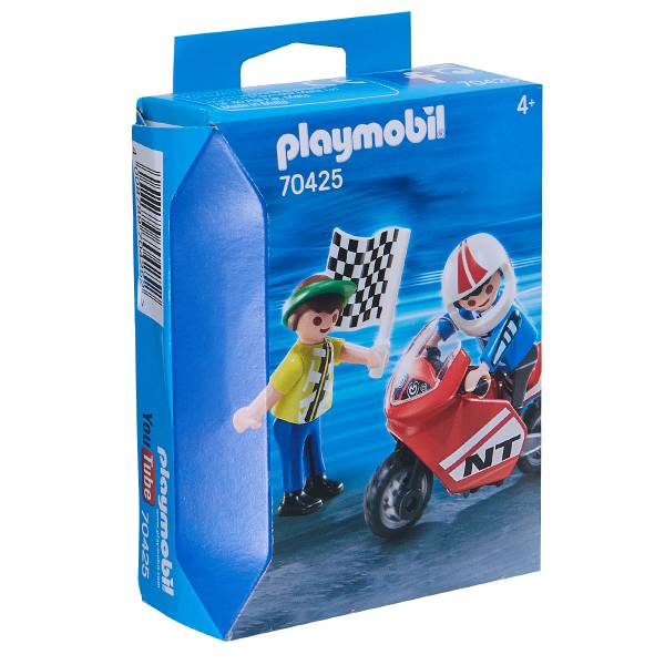 PLAYMOBIL® Boy with Racing Bike 70425