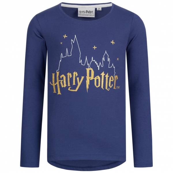 Harry Potter Poudlard Enfants Haut à manches longues marine