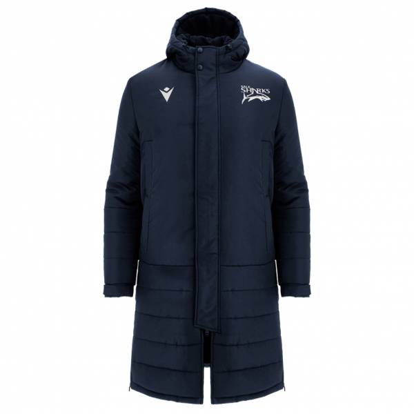 Sale Sharks Rugby macron Herren lange Winterjacke 70001595