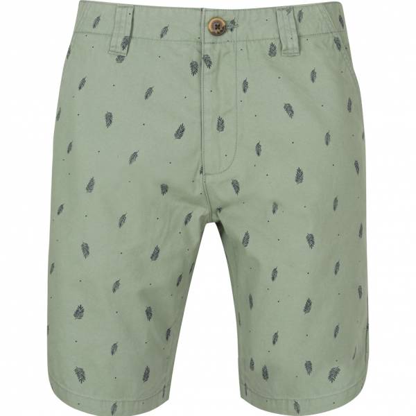 Tokyo Laundry Falling Leaf Twill Hommes Short 1G12499 Baie Verte