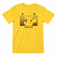 Pokémon Pikachu Katakana Men T-shirt POK05865TSC