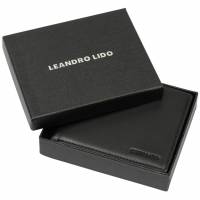 LEANDRO LIDO Classic Brieftasche schwarz
