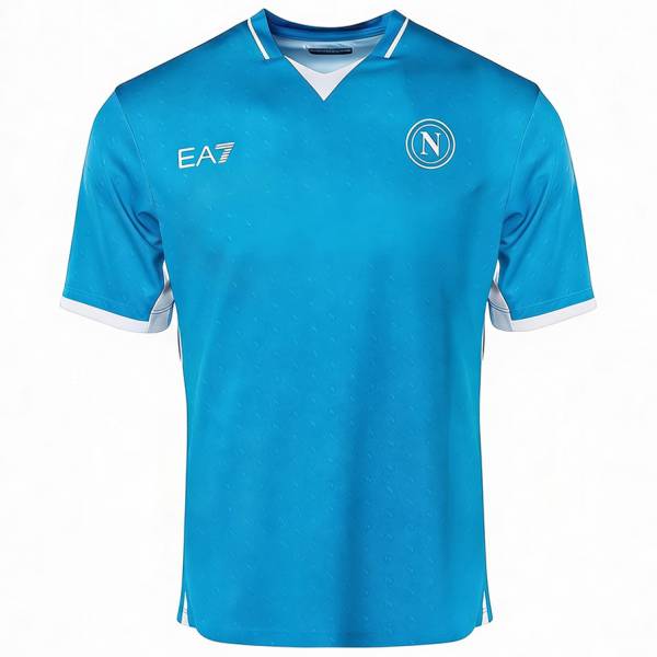 SSC Napoli EA7 Emporio Armani Uomo Maglia per il gioco in casa EASSCN25W01K