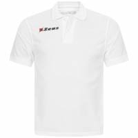 Zeus Basic Heren Poloshirt wit