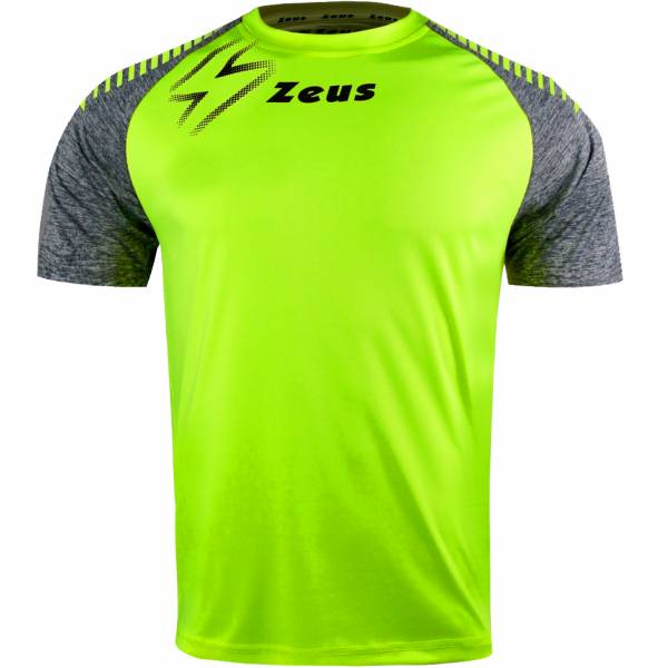 Zeus Fast Hommes Maillot d'entraînement jaune fluo gris