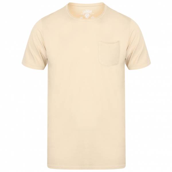 Tokyo Laundry Zac Crew Neck Pocket Men's T-Shirt 1C10666B Oyster