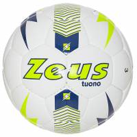 Zeus Pallone Tuono Ballon de foot blanc jaune