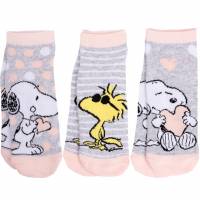 Die Peanuts – Snoopy Damen Sneaker Socken 3 Paar 128465