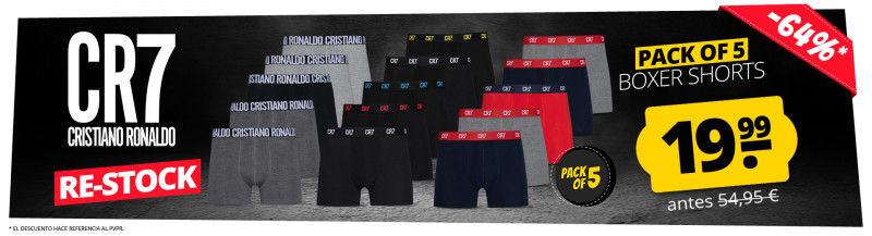 CR7 Boxershorts solo 19,99 €