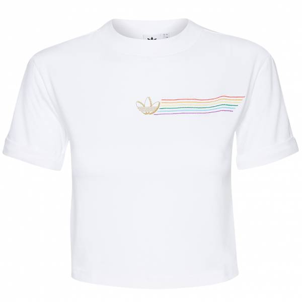 adidas Originals Pride Linear Mujer Camiseta crop GK8520 Reebok