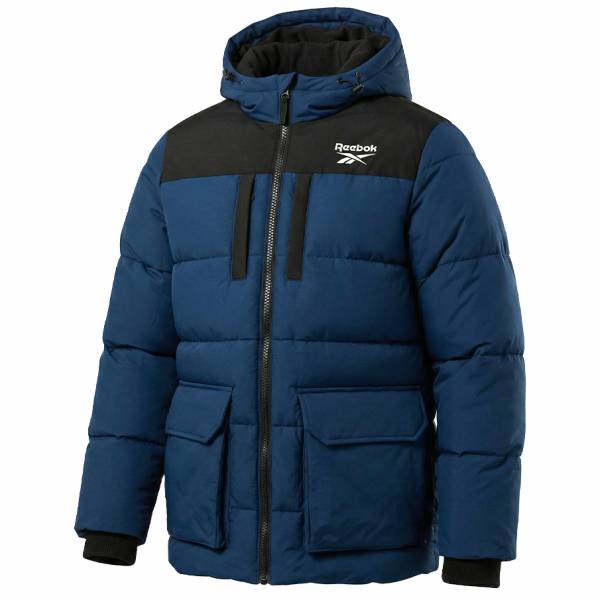 Reebok Parka Puffer Herren Winterjacke RBO14970-Batik-Blue