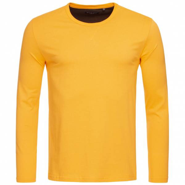 BRAVE SOUL Prague Crew Neck Herren Longsleeve MLT-69PRAGUEH LT Mustard