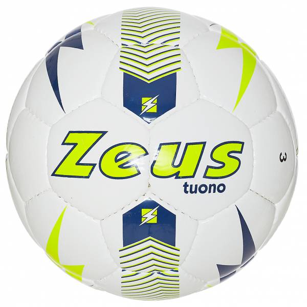 Zeus Pallone Tuono Fußball weiß gelb
