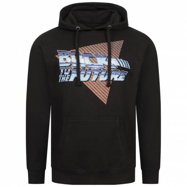 Retour vers le futur Chrome Logo Hommes Sweat à capuche UNMHS070BLK