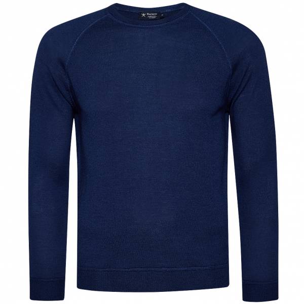 Hackett London Garment Dye Mężczyźni Sweter z wełny merino HM701964-561