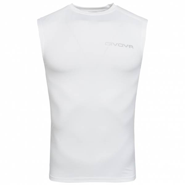 Givova Camiseta sin mangas Camiseta de compresión "Corpus 1" blanco