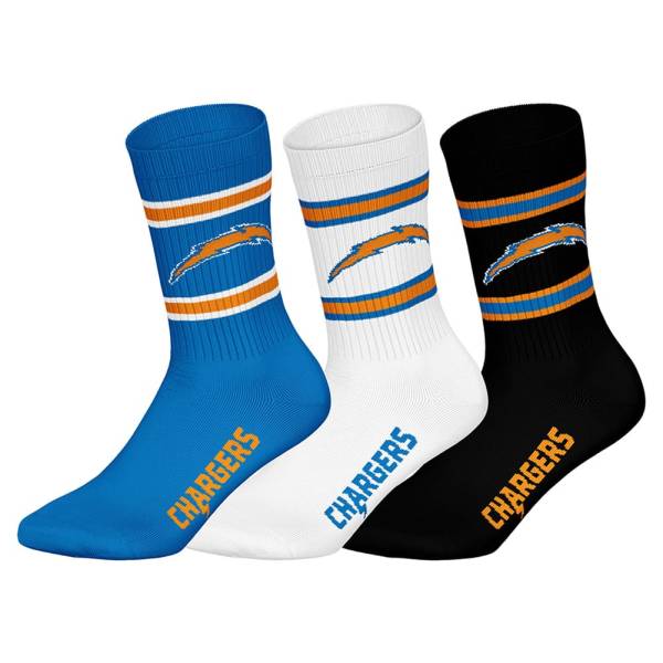 Los Angeles Chargers NFL Unisex Crew Calcetines 3 pares 22420001-3604