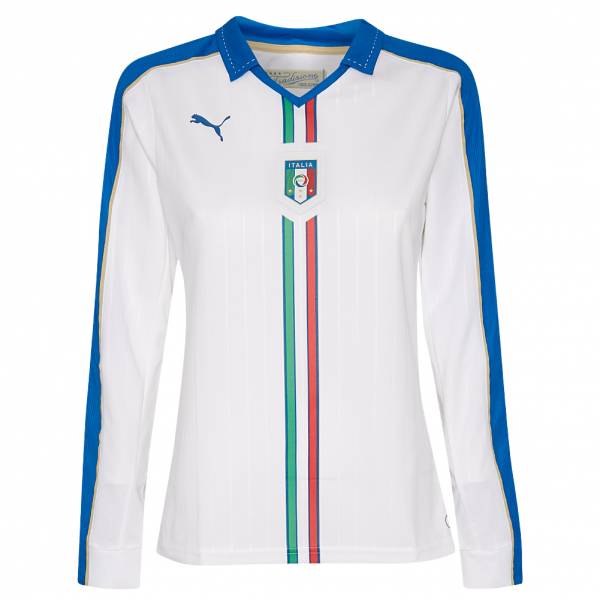 Włochy FIGC PUMA Kobiety Bramkarska koszulka wyjazdowa z długim rękawkiem 747415-02