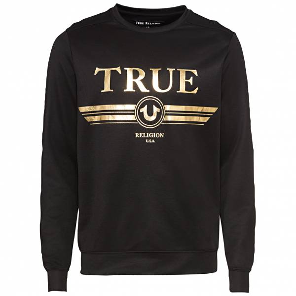 True Religion True Retro Crew Neck Hommes Sweat-shirt M19HF53N7G-1001