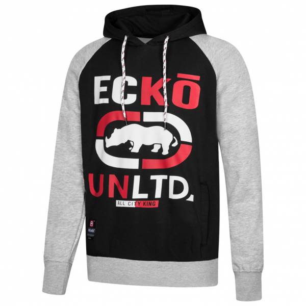 Ecko Unltd. Circuit Logo Hoody Herren Sweatshirt ESK4305 Ath Grey Marl