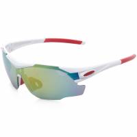 LEANDRO LIDO Challenger One Sportowe okulary przeciwsłoneczne kolorowy/biały