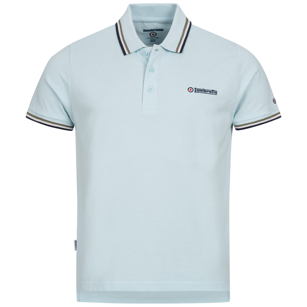 Lambretta Triple Tipped Men Polo Shirt 
