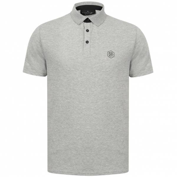 DNM Dissident Klaxon Hommes Polo 1X12429 Lt Gris chiné