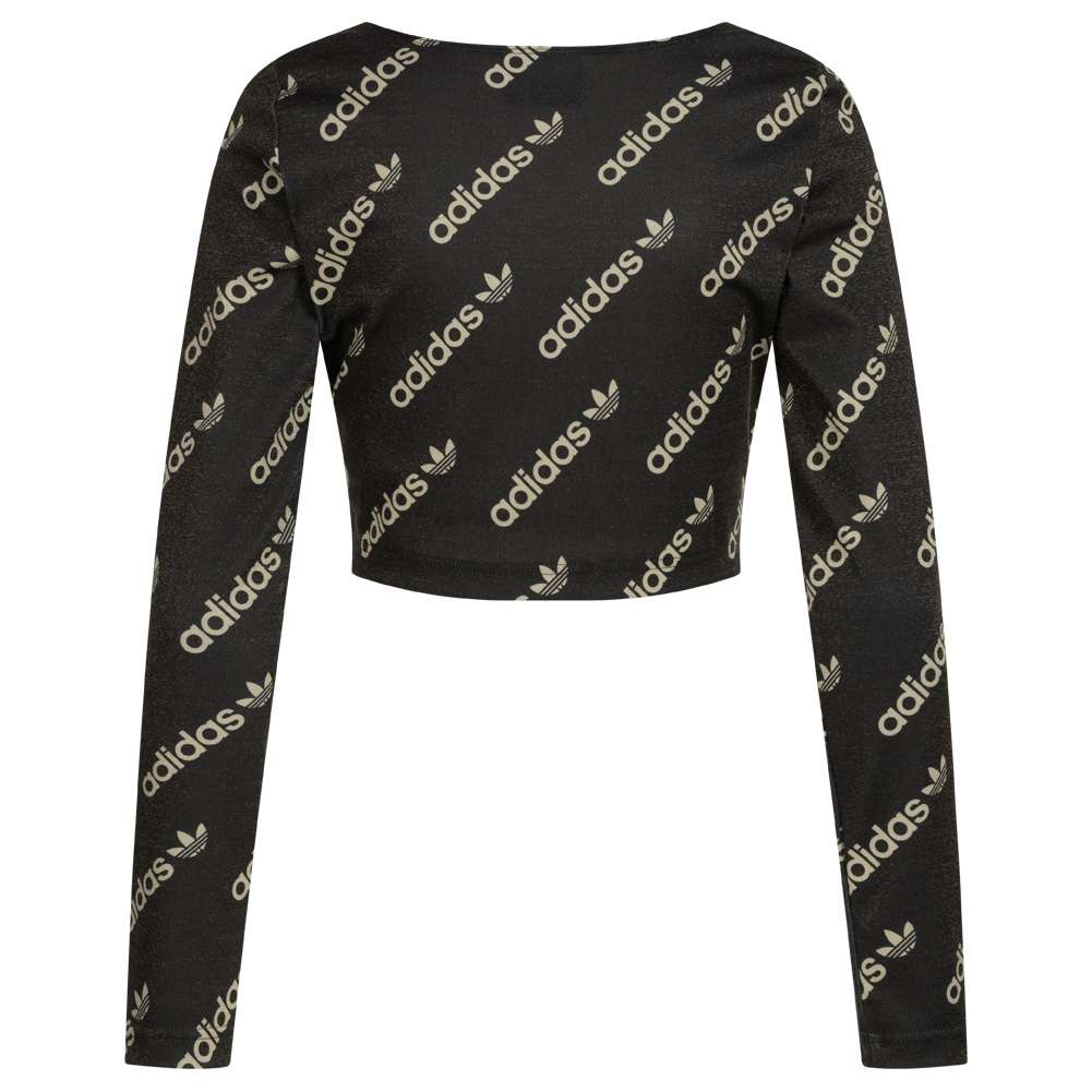 adidas Originals Women Long-sleeved Crop Top HM4894