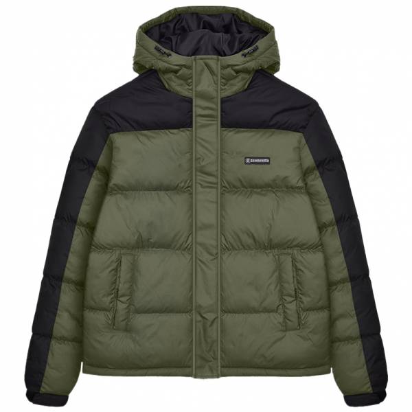 Lambretta Puffer Mężczyźni Kurtka zimowa LAMB1002-KHAKI/CZARNY