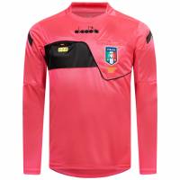Italia AIA Match Diadora Hombre Camiseta de árbitro de manga larga 102.173012-50156