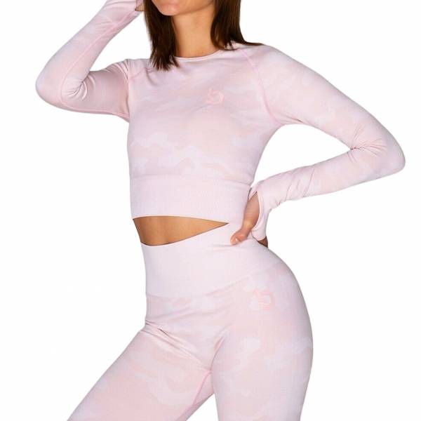 Beyond Limits Cropped Seamless Femmes Haut à manches longues BL11152